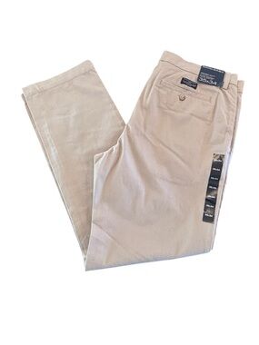 Banana Republic Emerson Chino Straight Fit Khaki Pants 35x34 NWT